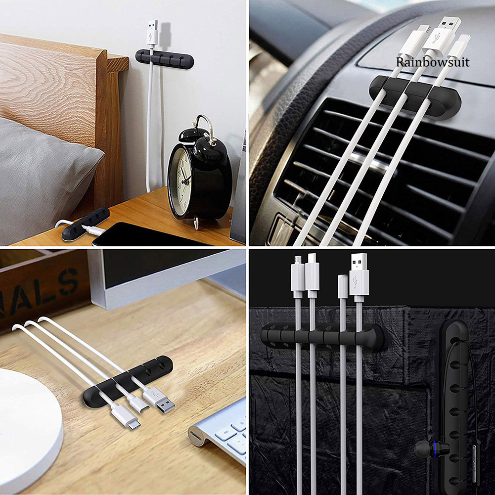 Set 1 / 3 Kẹp Giữ Dây Cáp Gọn Gàng Tiện Dụng