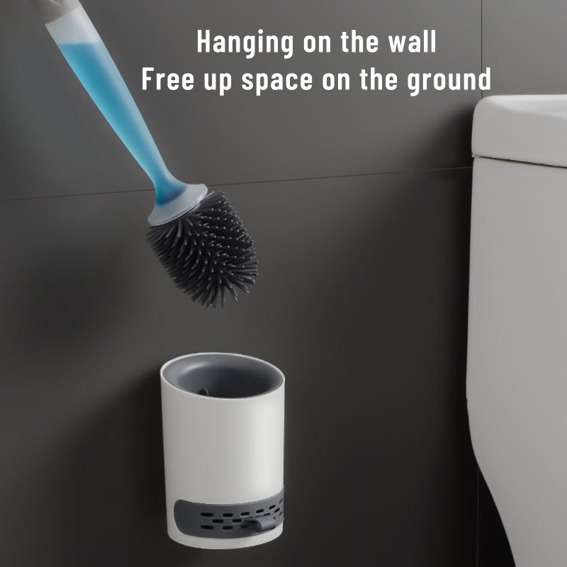 Bàn Chải Vệ Sinh Toilet Lông Mềm Sáng Tạo Tiện Dụng