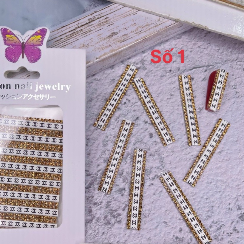 Sét Phụ Kiện Dây Trang Trí Móng- 36 Sét Phụ Kiện Nail ( Sét 01 - 18 )
