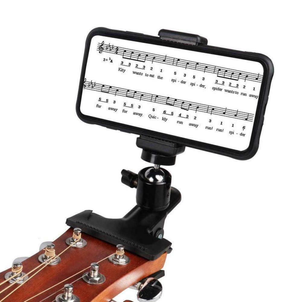 Giá đỡ điện thoại - Kẹp điện thoại quay video chơi đàn guitar góc quay thần thánh TYTYmusic