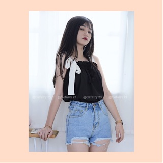 (ẢNH THẬT 100%) Áo Nơ Kiểu Style Ulzzang