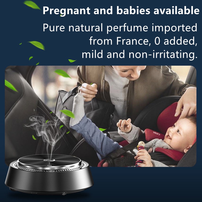 Nước Hoa ô tô  Máy Khuếch Tán Tinh Dầu Tự Động Bằng Nhôm Cho Xe Hơi máy lọc không khí ô tô