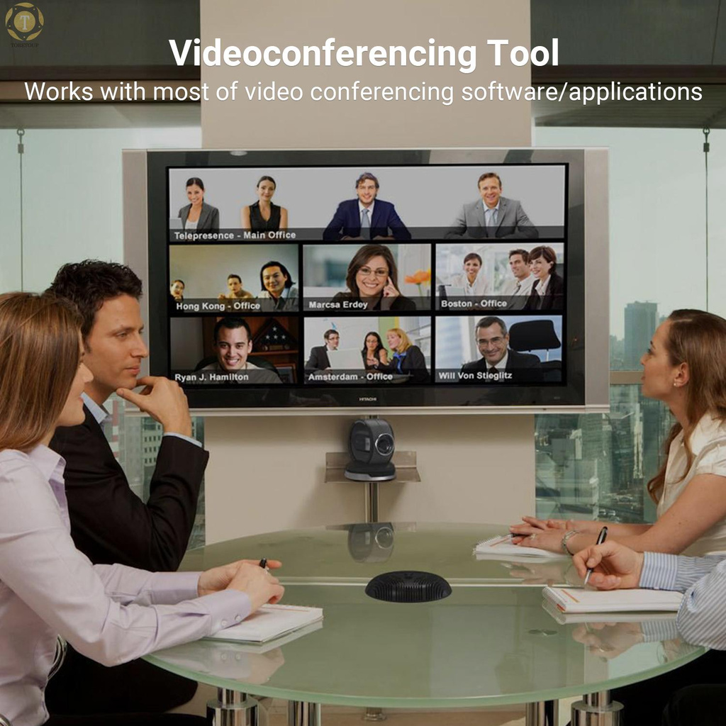 Shipped within 12 hours】 USB Webcam 1080p HD 30fps Desktop Clip-On PC Laptop Camera with Noise Canceling Microphone for Video Conferencing Live Streaming Online Courses Recording Compatible with Windows 2000/XP/7/8/10/Vista(32bit)/Android TV Webcam [TO]