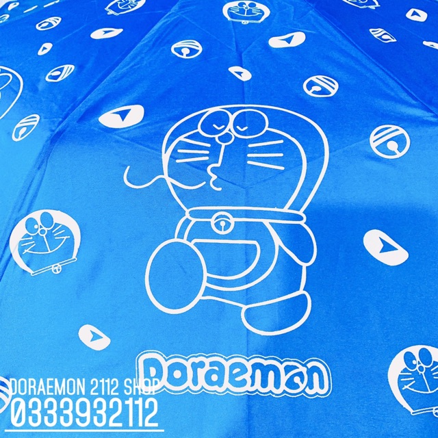 Dù xanh gấp gọn size lớn Doraemon