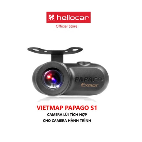 Papago S1 - Camera lùi tích hợp cho bộ Camera hành trình Papago S70G - 790 - 51G của Vietmap