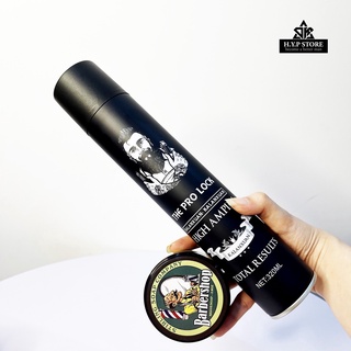 [Giá Hủy Diệt -  ] Sáp Vuốt Tóc Nam barber + GÔM XỊT TÓC 320ml