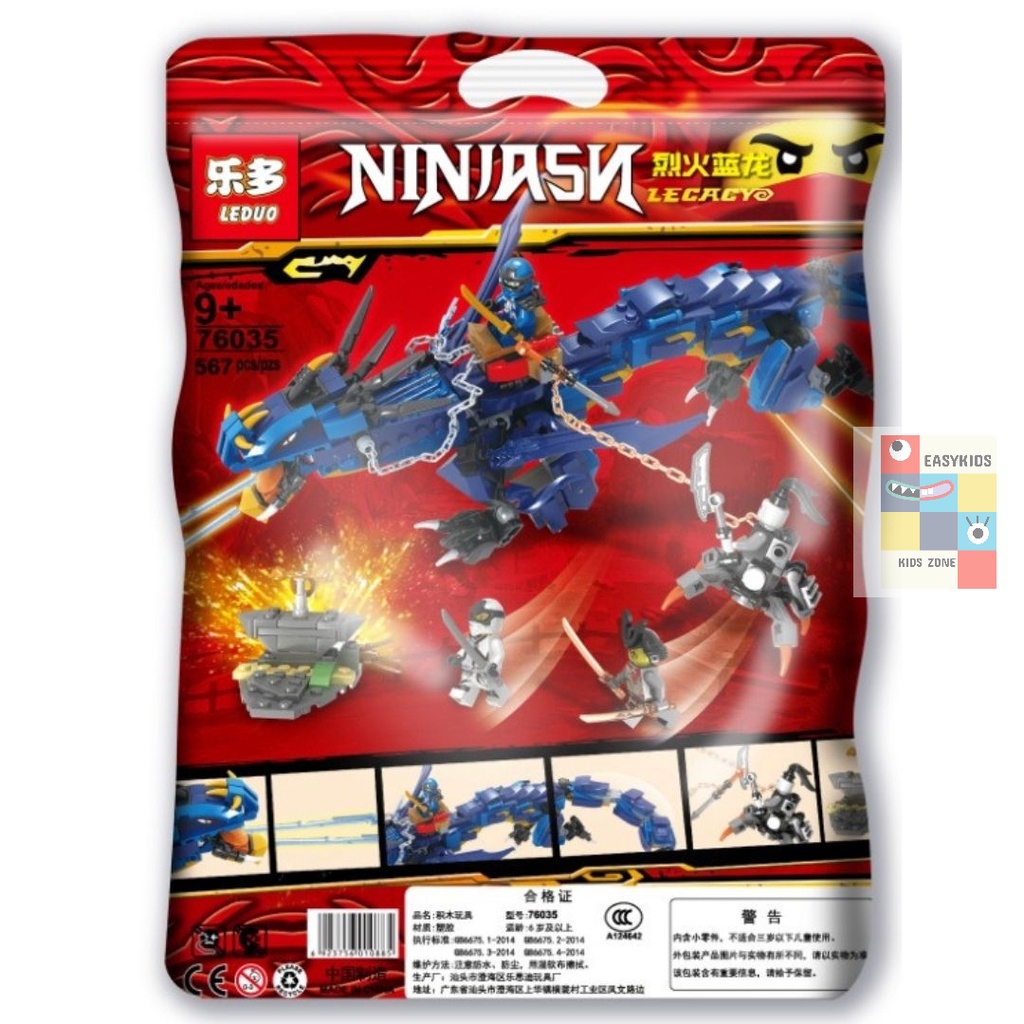 [Có sẵn] [Siêu sale] Đồ chơi rồng, Đồ chơi lắp ráp Rồng sấm sét Ninja Go - Thunder Storm Dragon - Đồ chơi Xếp hình