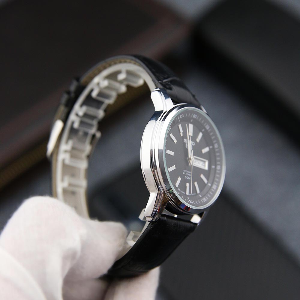 Đồng hồ nam dây da SE3235 mặt kính chống nước chống xước thiết kế lịch lãm 2 màu sang trọng | BigBuy360 - bigbuy360.vn