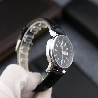 Đồng hồ nam dây da SE3235 mặt kính chống nước chống xước thiết kế lịch lãm 2 màu sang trọng
