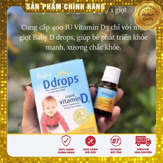 Baby drops vitamin d3 90 giọt - mỹ