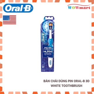 Bàn chải dùng pin Oral-B 3D White Toothbrush