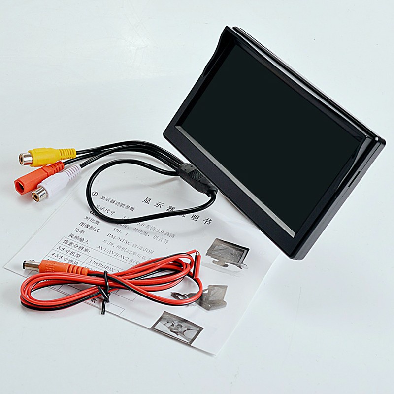 Màn Hình 5 Inch TFT LCD 5" HD Kỹ Thuật Số 16:9 800*480 Màn Hình 2 Chiều Cho Xe Hơi DVD VCD | BigBuy360 - bigbuy360.vn