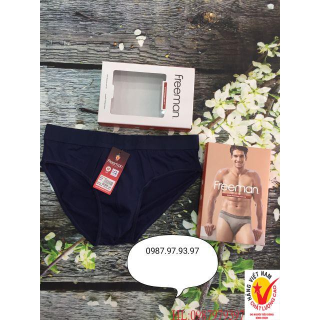 Freeman Quần sip nam MS  6058,Cty89k-shop bán 58k, sịp thông hơi phối thun lạnh
