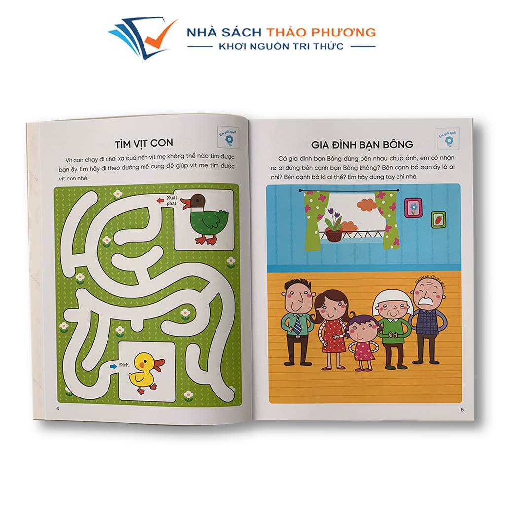 Sách - Phát triển IQ rèn luyện tư duy não bộ cho trẻ từ 2-4 tuổi (Lẻ cuốn)