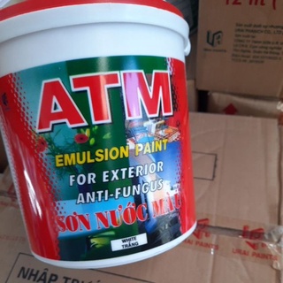 Sơn nước ATM ngoại thất màu trắng 3.5l