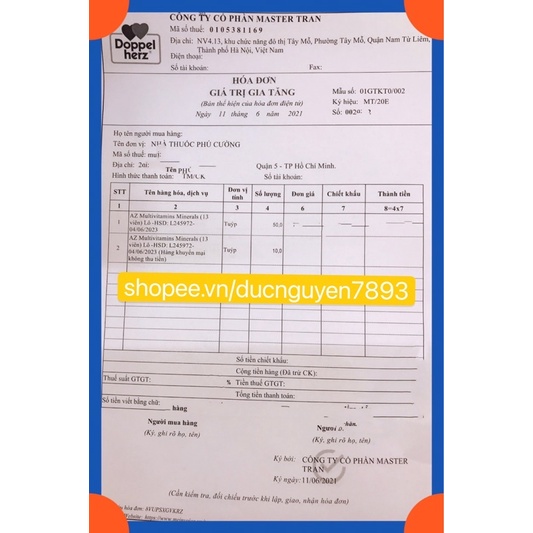 VIÊN SỦI A-Z MULTIVITAMIN MINERALS AKTIV DOPPEL HERZ TĂNG ĐỀ KHÁNG NHẬP ĐỨC lọ 13 viên