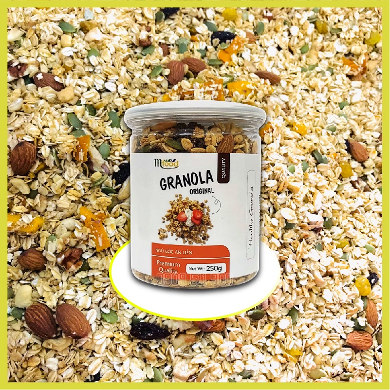 Granola Ăn Sáng Yến Mạch Mix 7 Loại Hạt Hủ 250g