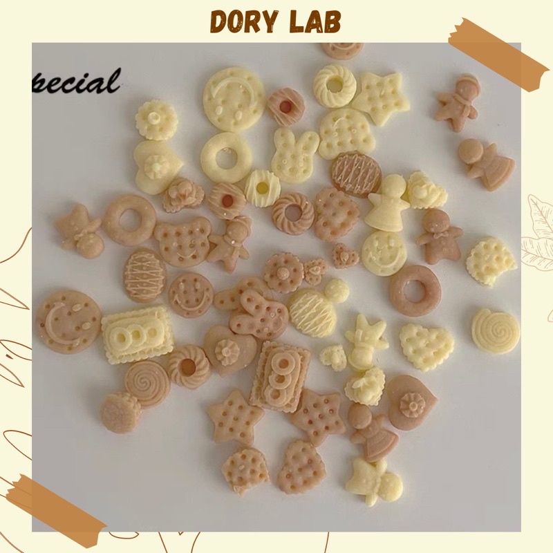Set 10 miếng topping trang trí nến, nhiều mẫu - Dory