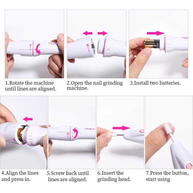 Máy mài móng UR SUGAR với 5 đầu mài chất lượng cao