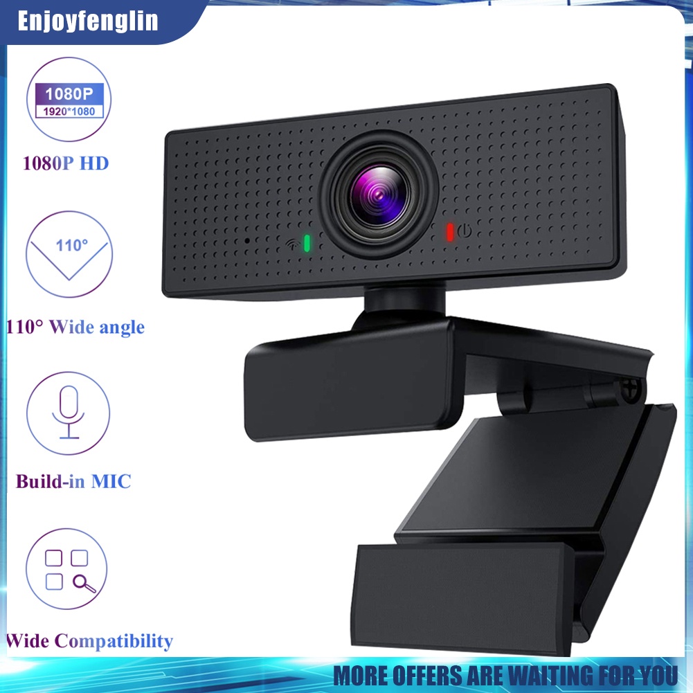 Webcam 2MP Full HD 1080P tích hợp micro USB làm đẹp tiện dụng | BigBuy360 - bigbuy360.vn
