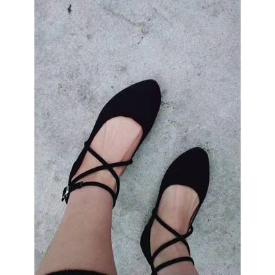 [Hàng không sẵn]- Giày búp bê nữ buộc dây | BigBuy360 - bigbuy360.vn