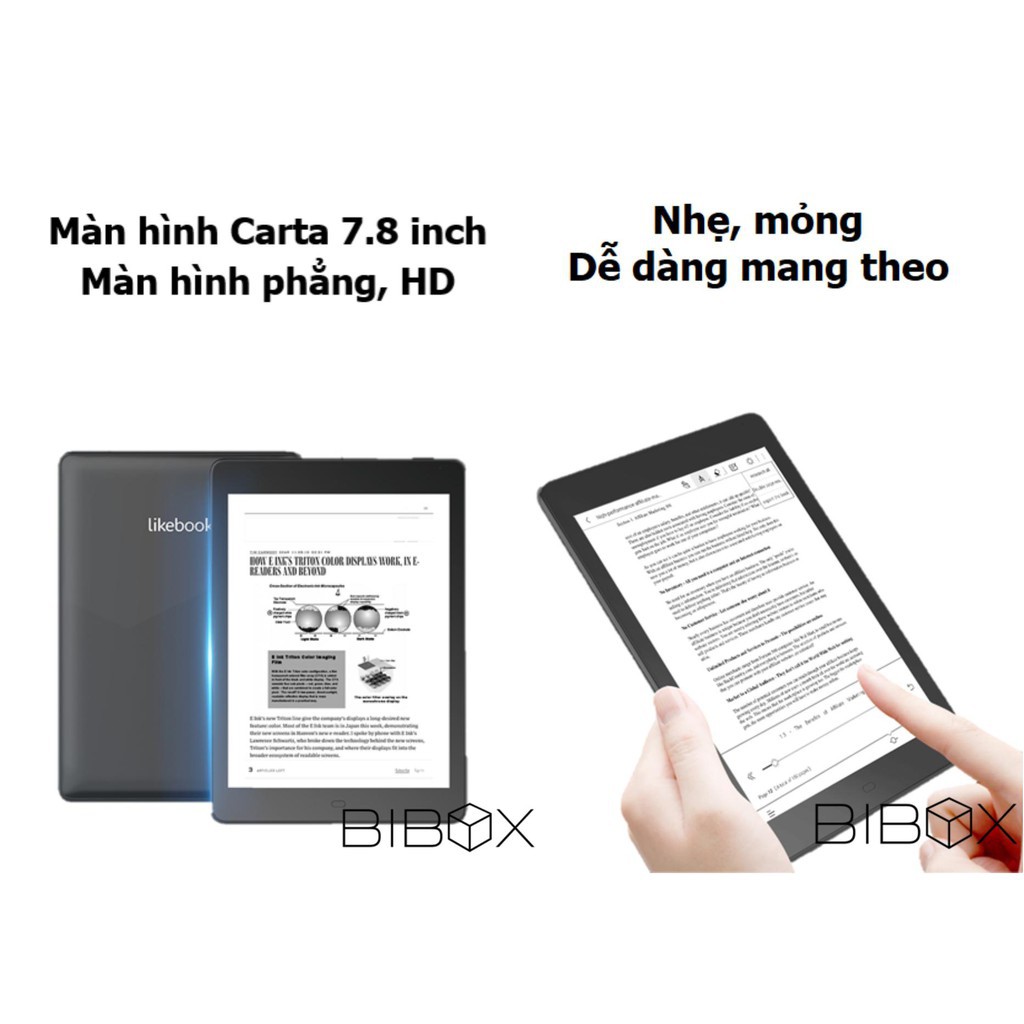 Máy đọc sách Likebook Ares tặng kho sách chuẩn 12.000 cuốn và kho sách PDF 5.000 cuốn cập nhật hàng ngày | BigBuy360 - bigbuy360.vn