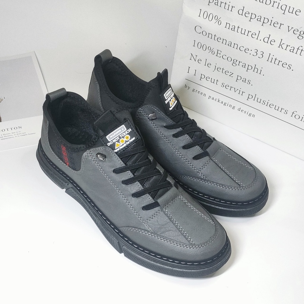 [GIÁ RẺ] Giày Thể Thao Nam Da Trơn Kiểu Dáng Trẻ Trung Năng Động, Êm Chân Và Thoáng Khí | BigBuy360 - bigbuy360.vn