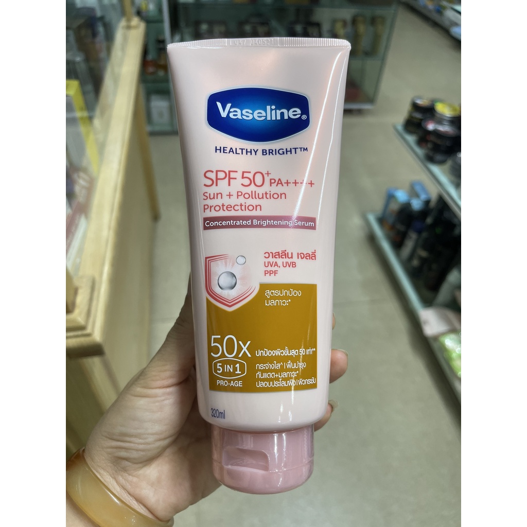 Sữa Dưỡng Thể Trắng Da Toàn Thân Chống Nắng Vaseline Healthy White Sun SPF 50+