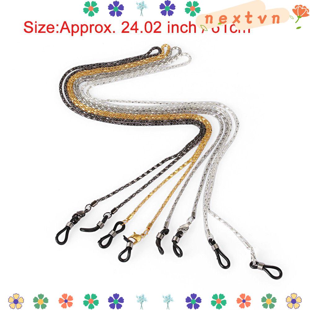 Dây Đeo Kính Đọc Sách Chất Liệu Kim Loại Chống Trượt 4 Màu Tùy Chọn