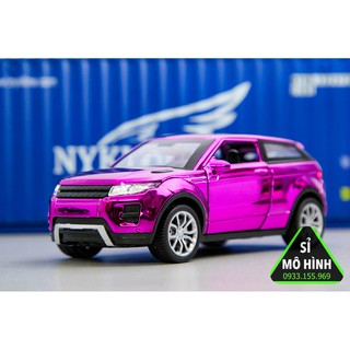 Xe mô hình Range Rover Evoque 1:32 Crom tím