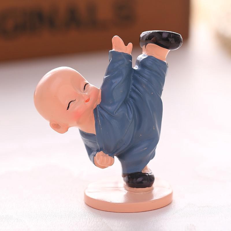 BỘ TƯỢNG 4 CHÚ TIỂU MÚA VÕ QUYỀN ĐỘC ĐÁO - 4 NHÀ SƯ NHỎ THIẾU LÂM