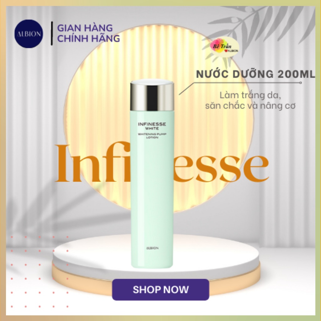 Nước dưỡng trắng da Infinesse Whitening Pump Lotion
