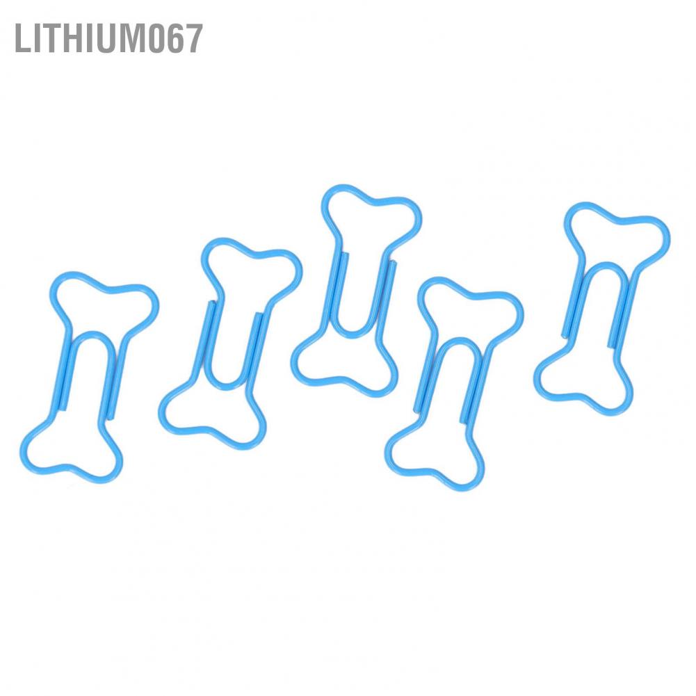 Lithium067 Lithium067 50 cái Kẹp Giấy Hình Xương Màu Đẹp Chống Trượt Bút Văn Phòng Di Động Bone Có để Sử Dụng Hàng Ngày