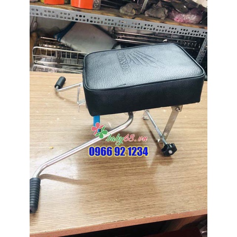 Ghế ngồi xe EXCITER cho bé yên nệm không tựa có gác chân