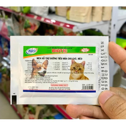 Men Tiêu hóa dành cho chó mèo BIOTIC 5 g