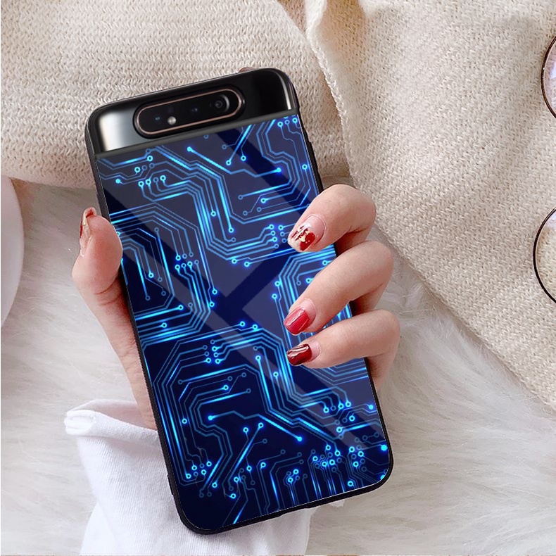 Ốp Lưng SAMSUNG GALAXY A80 Mặt kính gương sáng bóng cao cấp