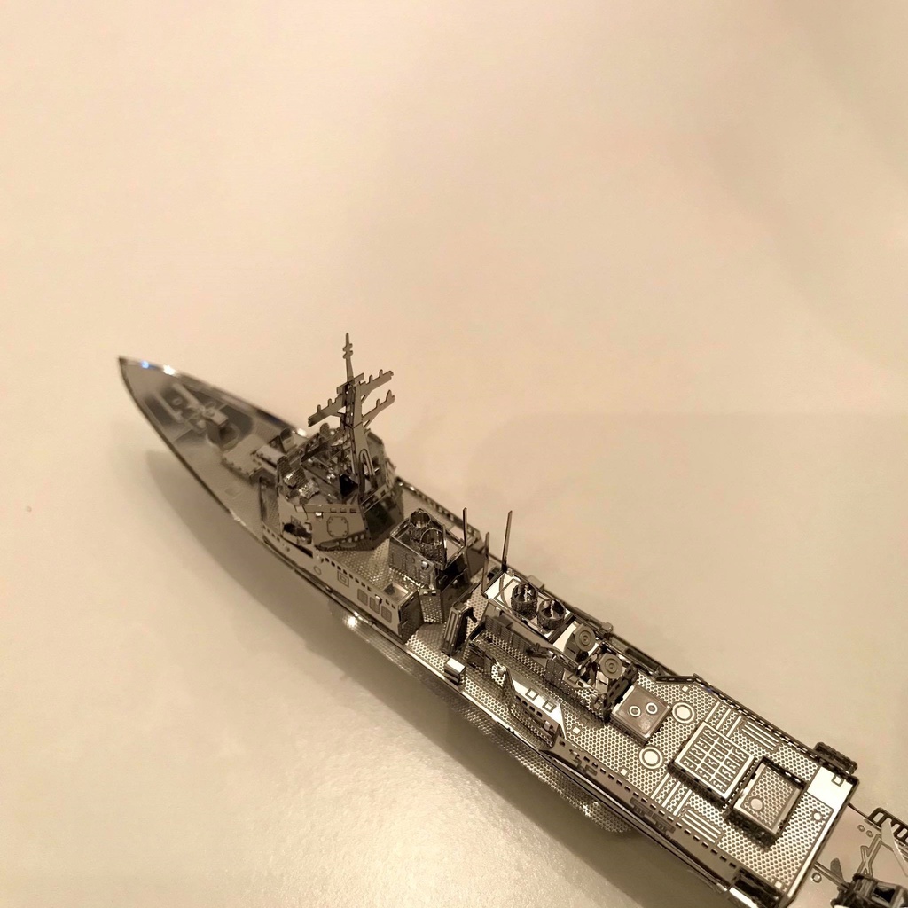 Mô Hình Kim Loại Lắp Ráp 3D Metal Mosaic Burke Class Destroyer