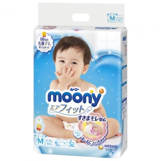 Tã dán Moony size M 64 miếng
