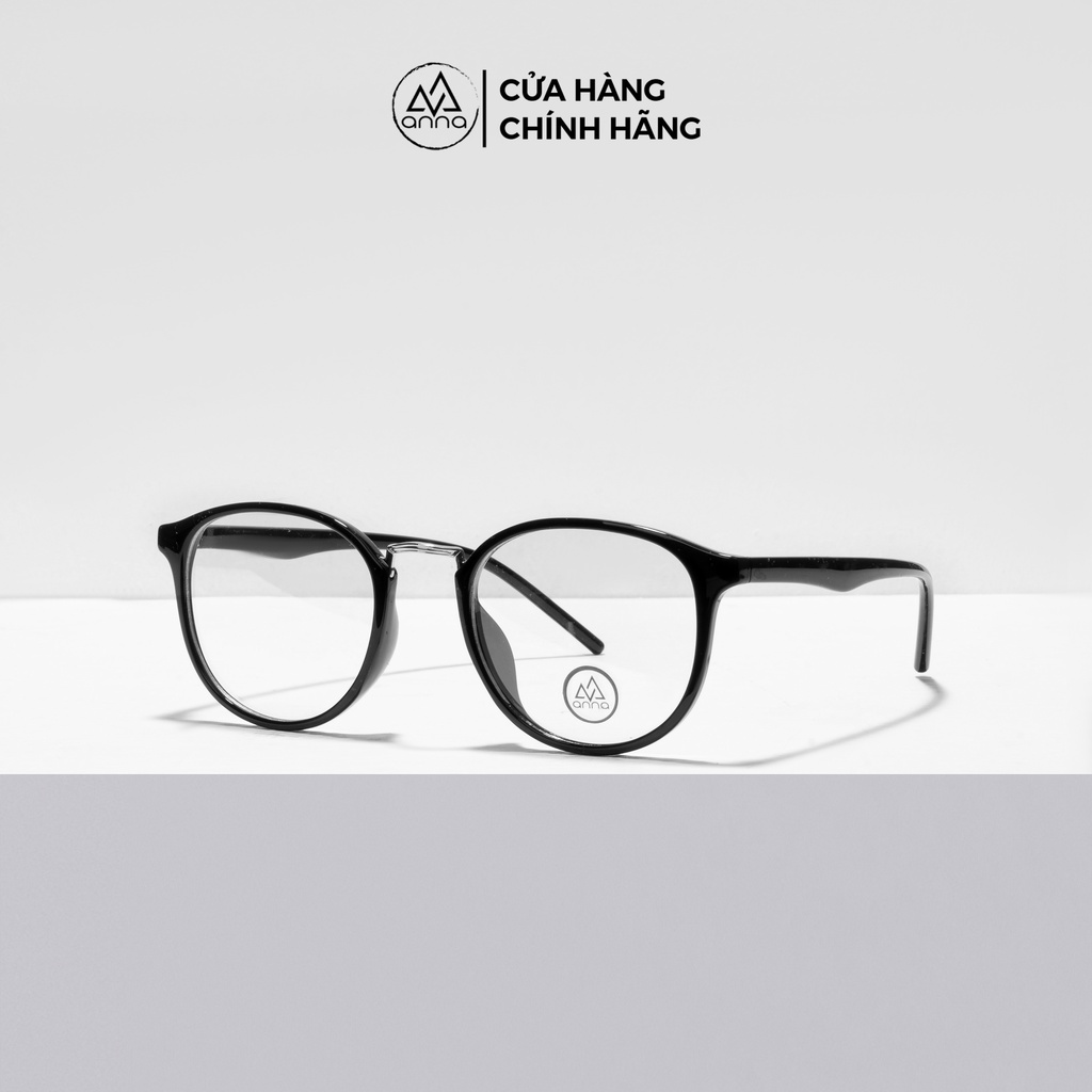 Gọng kính mắt thời trang ANNA dáng tròn gọng nhựa dẻo 170HQ003