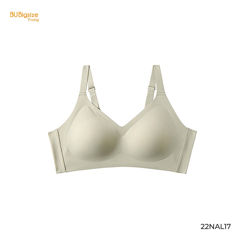 Áo ngực trơn màu chất su đúc BIGSIZE  - 22NAL17 - BU Bigsize Young
