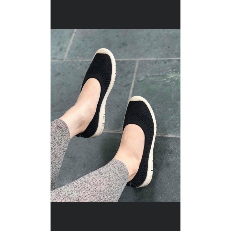 Giày bệt đế dẻo chất chun co giãn