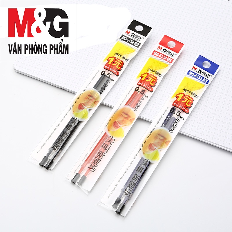 Ruột bút nước MG ngòi 0.5mm AGR65245 - 1 vỉ 2 chiếc