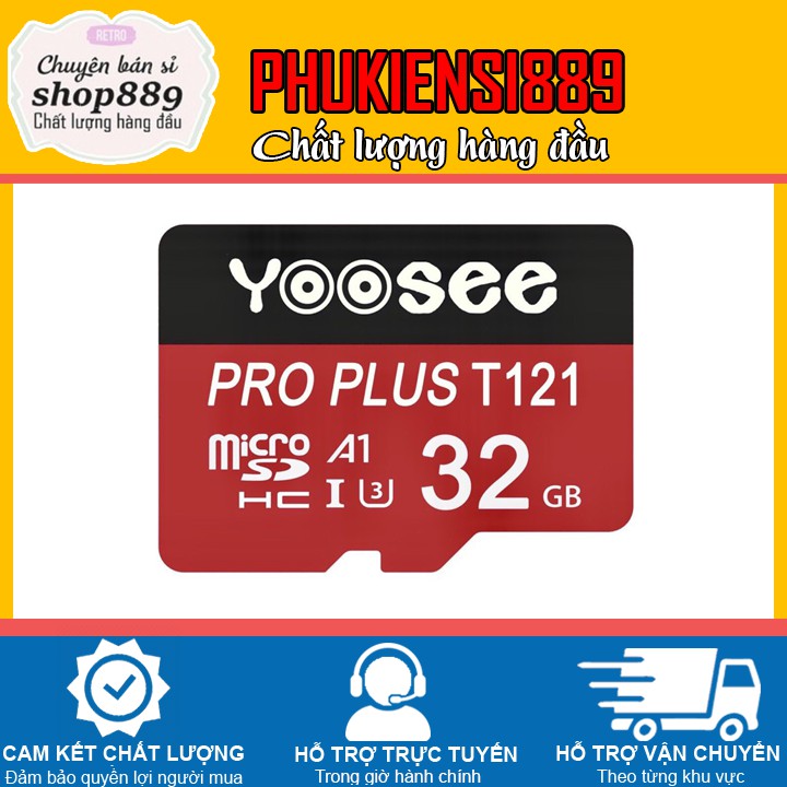 Thẻ nhớ MicroSD Yoosee 32Gb Class 10 chuyên dụng cho Camera IP và điện thoại | BigBuy360 - bigbuy360.vn