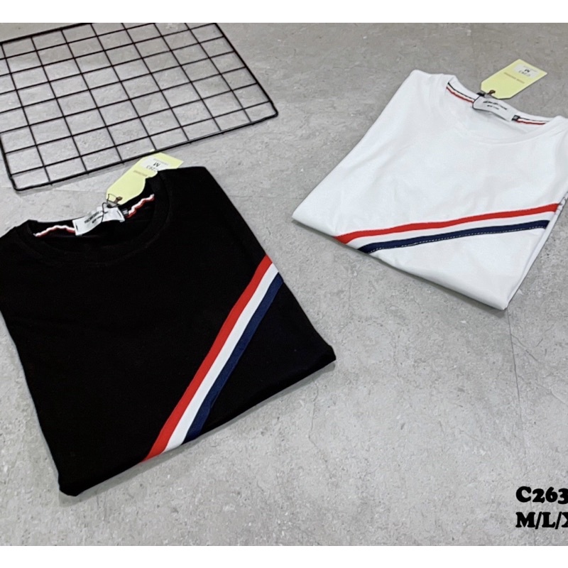 Áo phông cổ tròn kiểu dáng trẻ trung có hoạ tiết đơn giản, Áo cộc tay mùa hè thời trang nam nữ cotton btshop từ 45- 75kg