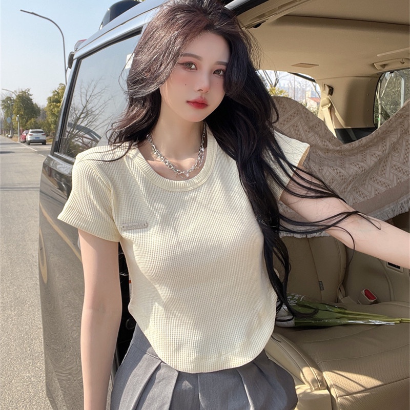 Áo Thun Tay Ngắn Dáng Ôm Thời Trang Mùa Hè Dành Cho Nữ