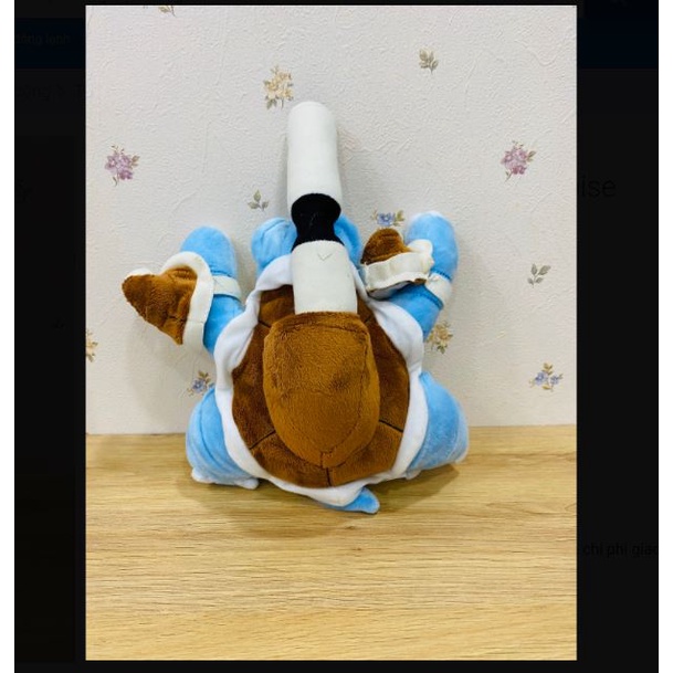 Gấu bông Pokesmon Mega Blastoise+ tặng 1 hình xăm dễ thương bất kỳ