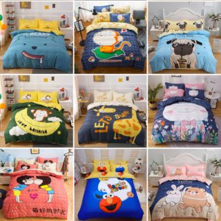 Sét chăn ga gối cotton tina cực men -lytoet199