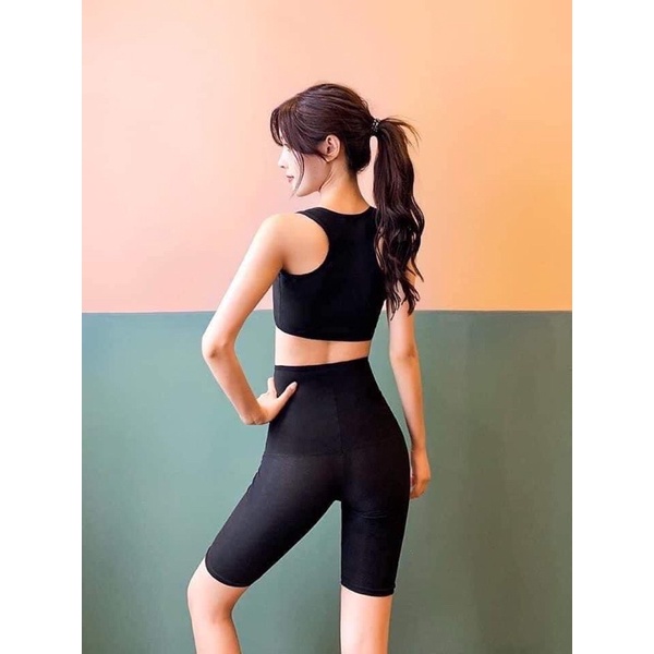 Bộ tập gym nữ hỗ trợ đốt mỡ trong quá trình tập | Set tập thể thao nữ Gen bụng định hình