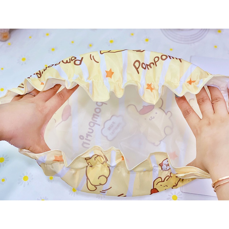 Mũ Tắm Hai Lớp Dày Dặn Họa Tiết Hoạt Hình Dành Cho Người Lớn