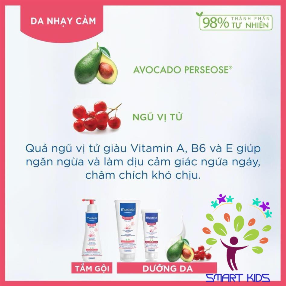 Kem Dưỡng Mặt Da Rất Nhạy Cảm Mustela Soothing Moisturizing Face Cream 40ml
